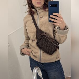 Reversible Floral Fleece Vintage